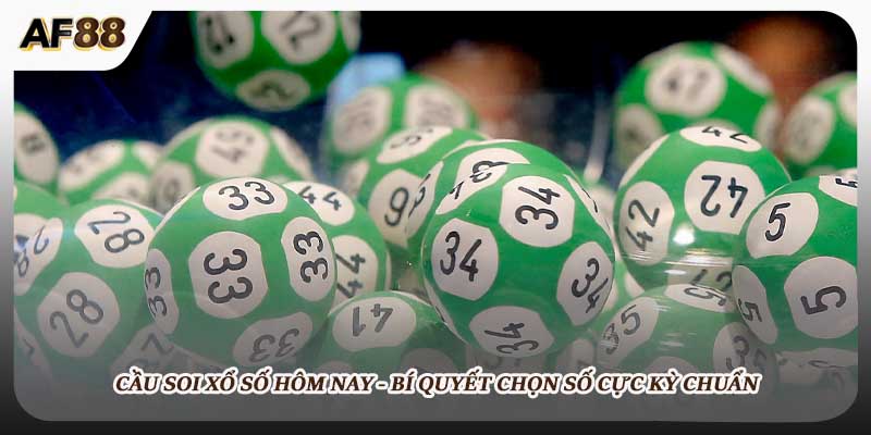 Cầu Soi Xổ Số Hôm Nay - Bí Quyết Chọn Số Chuẩn Cùng AF88